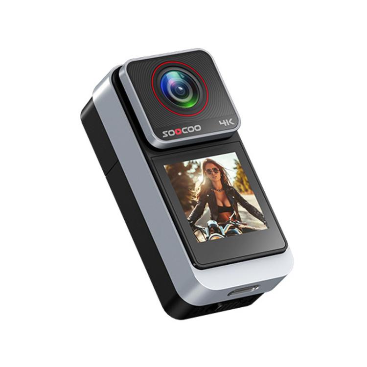 Videocamera subacquea da pollice montata sul petto, anti-vibrazione, impermeabile, per motociclette, 4K HD, SOOCOO SAW1 No Memory Card, SOOCOO SAW1 With 32G Memory Card, SOOCOO SAW1 With 64G Memory Card, SOOCOO SAW1 With 128G Memory Card